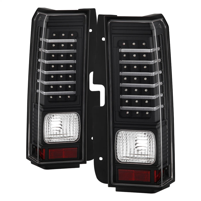 Spyder Auto 5017697 XTune LED Tail Lights; Black; - Truck Part Superstore