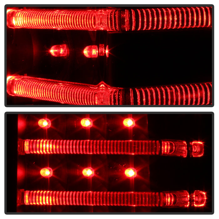 Spyder Auto 5017697 XTune LED Tail Lights; Black; - Truck Part Superstore