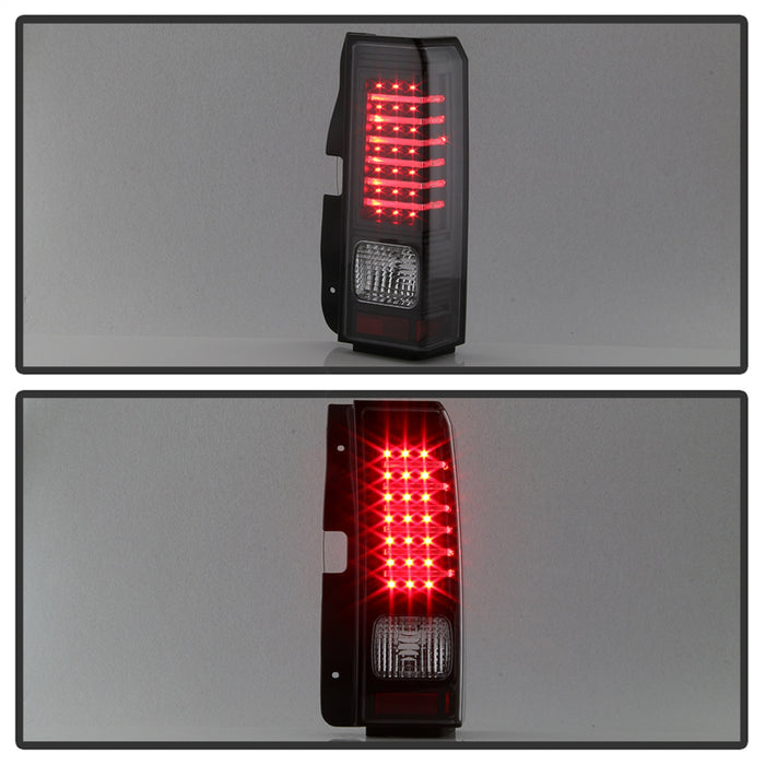 Spyder Auto 5017697 XTune LED Tail Lights; Black; - Truck Part Superstore