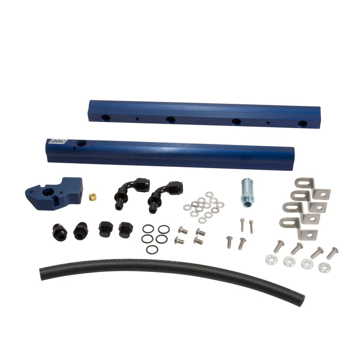 BBK Performance Parts 5017 2005-2010 MUSTANG 4.6L GT HIGH FLOW CNC BILLET ALUMINUM FUEL RAIL KIT - Truck Part Superstore