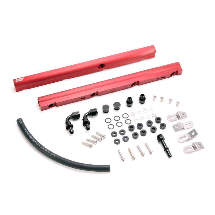 BBK Performance Parts 5018 1997-2004 CHEVROLET GM LS1 HIGH FLOW CNC BILLET ALUMINUM FUEL RAIL KIT - Truck Part Superstore