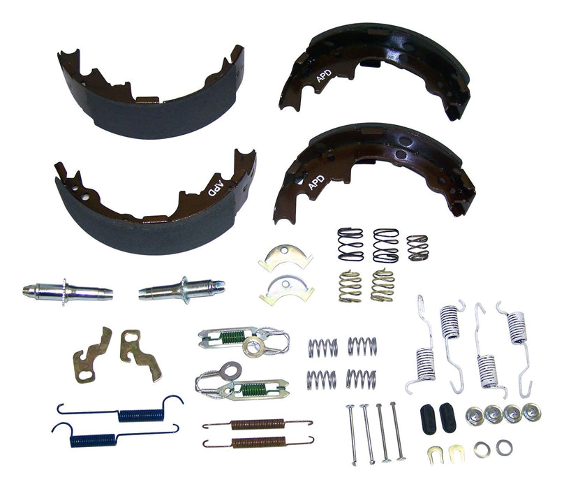 Crown Automotive Jeep Replacement 5019536MK Brake Shoe Service Kit; Incl. Shoes; Linings; Hardware; 9 in. x 2.5 in.; - Truck Part Superstore