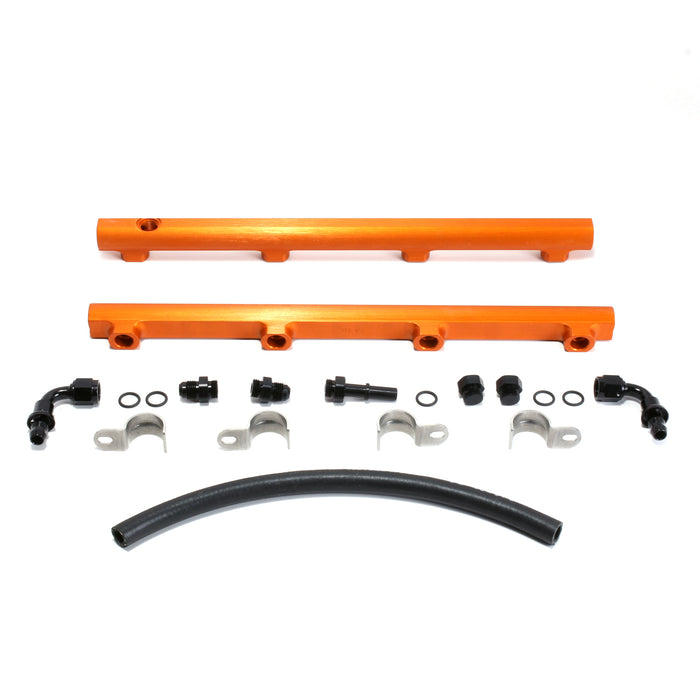 BBK Performance Parts 5019 2005-2014 DODGE 5.7/6.1L HEMI (CAR ONLY) HIGH FLOW BILLET ALUMINUM FUEL RAIL KIT - Truck Part Superstore