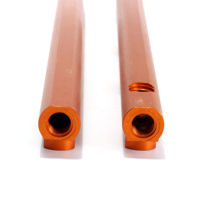BBK Performance Parts 5019 2005-2014 DODGE 5.7/6.1L HEMI (CAR ONLY) HIGH FLOW BILLET ALUMINUM FUEL RAIL KIT - Truck Part Superstore