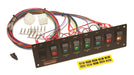 Painless Wiring 50201 8-Switch Panel; Non-Fused; Dash Mount; Use w/PN[50001]; - Truck Part Superstore