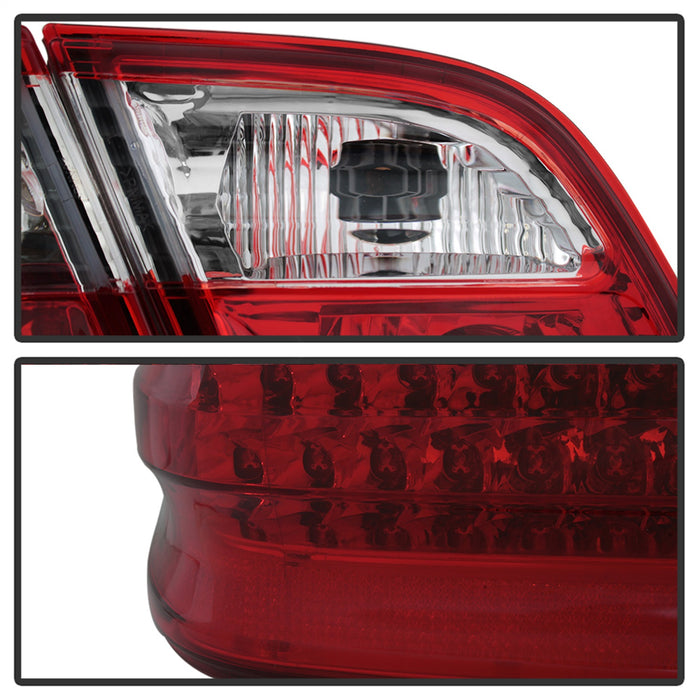 Spyder Auto 5020642 XTune LED Tail Lights; Red Clear; - Truck Part Superstore