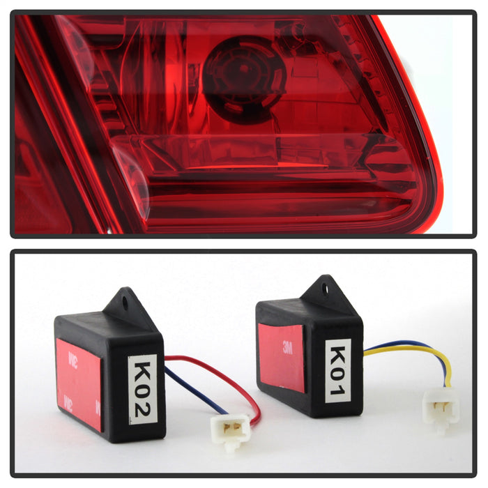 Spyder Auto 5020642 XTune LED Tail Lights; Red Clear; - Truck Part Superstore