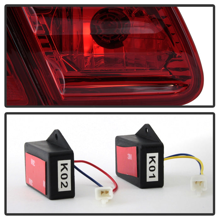 Spyder Auto 5020659 XTune LED Tail Lights; Red Smoke; - Truck Part Superstore