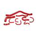 Mishimoto MMHOSE-CIV-88RD Silicone Radiator Hose Kit fits Honda Civic 1988-1991 - Truck Part Superstore