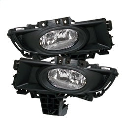 Spyder Auto 5020765 OEM Fog Lights; Bulbs Included; w/Switch; Pair; Clear; - Truck Part Superstore