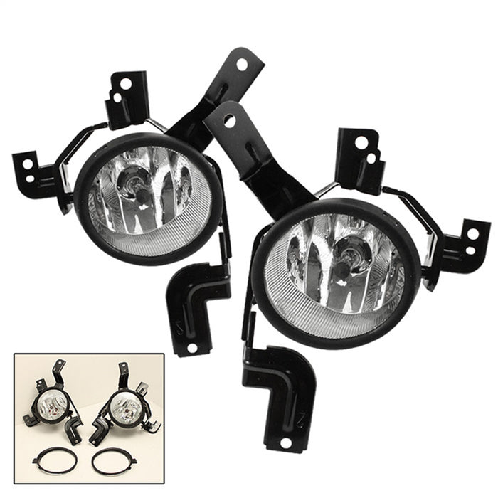 Spyder Auto 5021021 OEM Fog Lights; Bulbs Included; w/Switch; Pair; Clear; - Truck Part Superstore