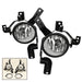 Spyder Auto 5021021 OEM Fog Lights; Bulbs Included; w/Switch; Pair; Clear; - Truck Part Superstore