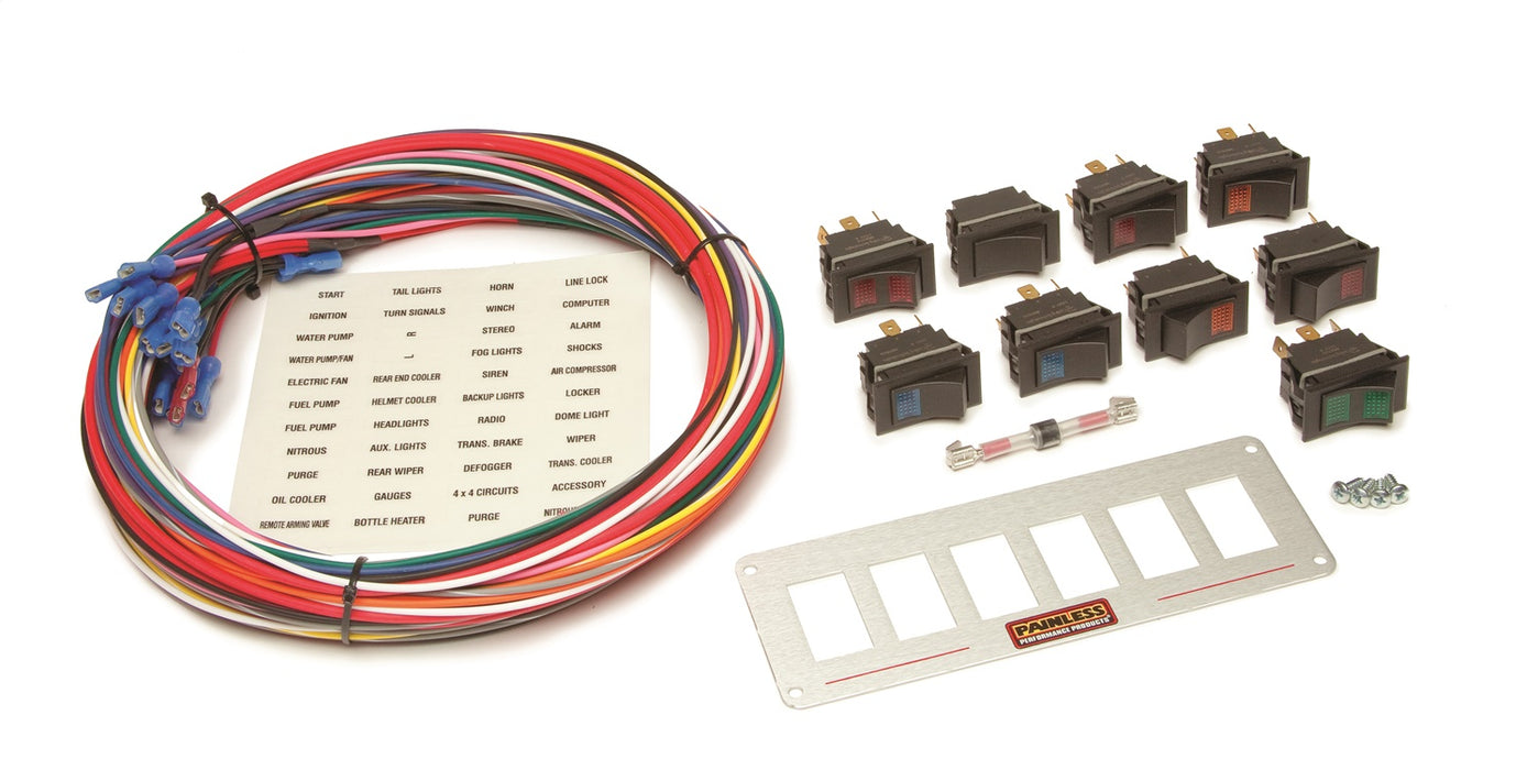 Painless Wiring 50210 Radio Rocker Switch Panel - Truck Part Superstore