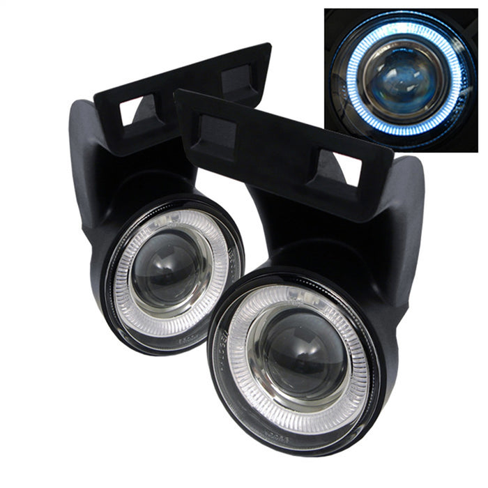 Spyder Auto 5021274 Halo Projector Fog Lights; Bulbs Included; Pair; Clear; - Truck Part Superstore