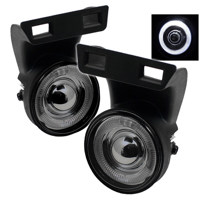 Spyder Auto 5021281 Halo Projector Fog Lights; Bulbs Included; Pair; Smoke; - Truck Part Superstore