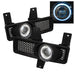 Spyder Auto 5021328 Halo Projector Fog Lights; Bulbs Included; w/Switch; Pair; Clear; - Truck Part Superstore