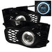 Spyder Auto 5021335 Halo Projector Fog Lights; Bulbs Included; w/Switch; Pair; Clear; - Truck Part Superstore