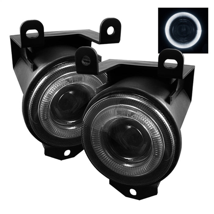 Spyder Auto 5021427 Halo Projector Fog Lights; Bulbs Included; Pair; Smoke; - Truck Part Superstore