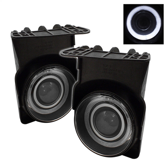 Spyder Auto 5021441 Halo Projector Fog Lights; Bulbs Included; w/Switch; Pair; Smoke; - Truck Part Superstore