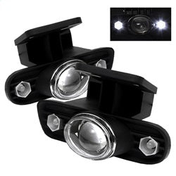 Spyder Auto 5021458 LED Projector Fog Lights; Bulbs Included; Pair; Clear; - Truck Part Superstore