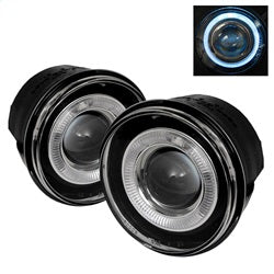 Spyder Auto 5021472 Halo Projector Fog Lights; Bulbs Included; Pair; w/Switch; Clear; - Truck Part Superstore
