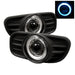 Spyder Auto 5021496 Halo Projector Fog Lights; Bulbs Included; Pair; w/Switch; Clear; - Truck Part Superstore