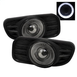Spyder Auto 5021502 Halo Projector Fog Lights; Bulbs Included; Pair; w/Switch; Smoke; - Truck Part Superstore