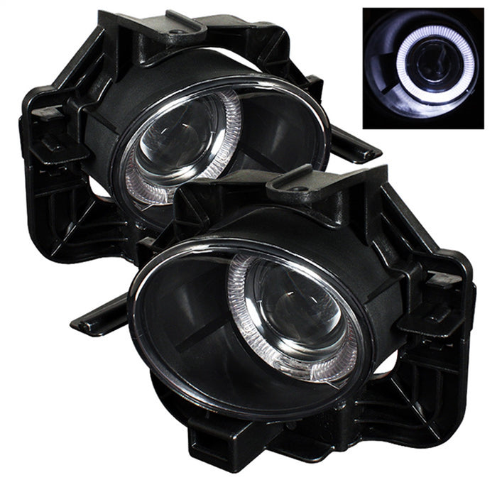 Spyder Auto 5021571 Halo Projector Fog Lights; Bulbs Included; w/Switch; Pair; Clear; - Truck Part Superstore