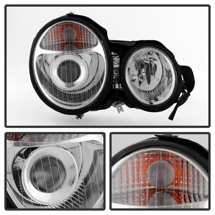 Spyder Auto 5021960 XTune Projector Headlights; Chrome; - Truck Part Superstore