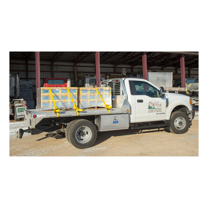 UWS EC40081 UWS EC40081 36-Inch Heavy-Wall Aluminum Single-Door Flatbed Underbody Tool Box - Truck Part Superstore