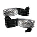 Spyder Auto 5022035 OEM Fog Lights; Bulbs Included; w/Switch; Pair; Clear; - Truck Part Superstore