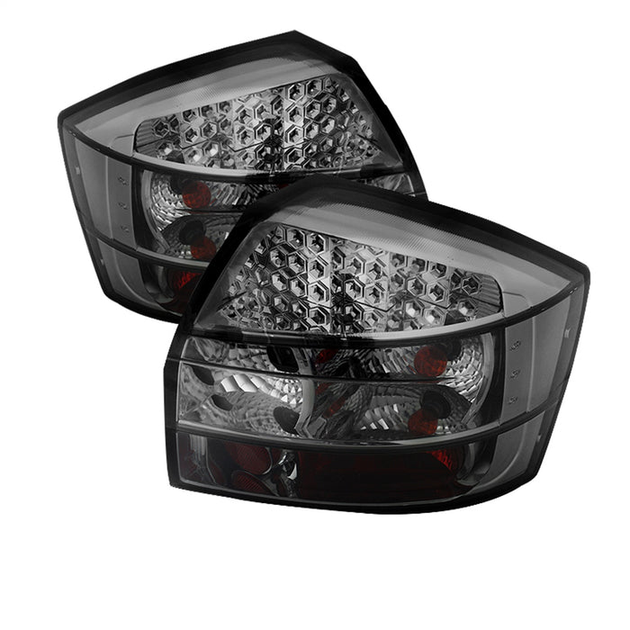 Spyder Auto 5022479 LED Tail Lights; Uses S25 Amber 120 Degree Single Filament Bulb; Pair; Smoke; - Truck Part Superstore