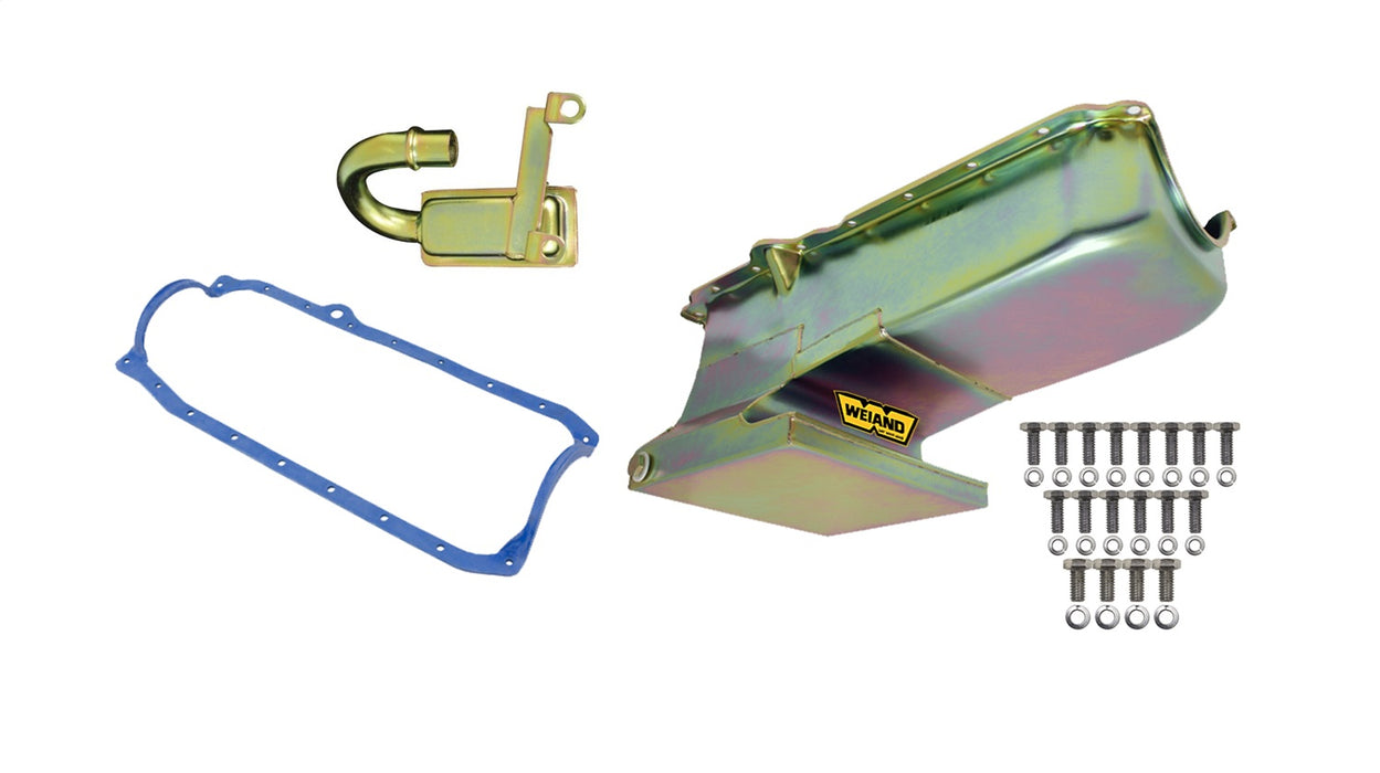 Weiand 5023WND Drag Racing Oil Pan Kit - Truck Part Superstore