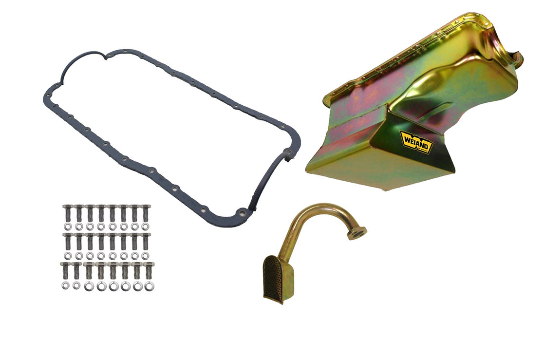Weiand 5025WND Drag Racing Oil Pan Kit - Truck Part Superstore