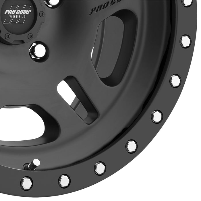 Pro Comp Alloy Wheels 5029-6865 Series 29 La Paz 16x8 with 5 on 4.5 Bolt Pattern 4.5 Backspace Satin Black Finish Pro Comp Alloy Wheels - Truck Part Superstore