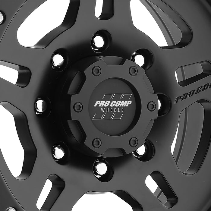 Pro Comp Alloy Wheels 5029-78582 Series 29 La Paz 17x8.5 with 8 on 6.5 Bolt Pattern 4.75 Backspace Satin Black Finish Pro Comp Alloy Wheels - Truck Part Superstore