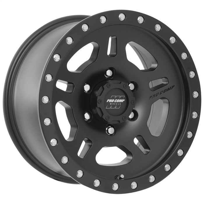 Pro Comp Alloy Wheels 5029-78583 Series 29 La Paz 17x8.5 with 6 on 5.5 Bolt Pattern 4.75 Backspace Satin Black Finish Pro Comp Alloy Wheels - Truck Part Superstore