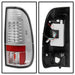 Spyder Auto 5029126 LED Tail Lights; Version 2; Uses Stock Bulbs; Pair; Chrome; - Truck Part Superstore