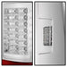 Spyder Auto 5029126 LED Tail Lights; Version 2; Uses Stock Bulbs; Pair; Chrome; - Truck Part Superstore