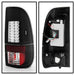 Spyder Auto 5029133 LED Tail Lights; Version 2; Uses Stock Bulbs; Pair; Black; - Truck Part Superstore