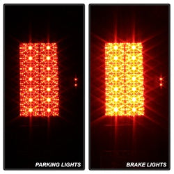 Spyder Auto 5029133 LED Tail Lights; Version 2; Uses Stock Bulbs; Pair; Black; - Truck Part Superstore