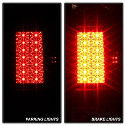 Spyder Auto 5029140 LED Tail Lights; Version 2; Uses Stock Bulbs; Pair; Red/Clear; - Truck Part Superstore