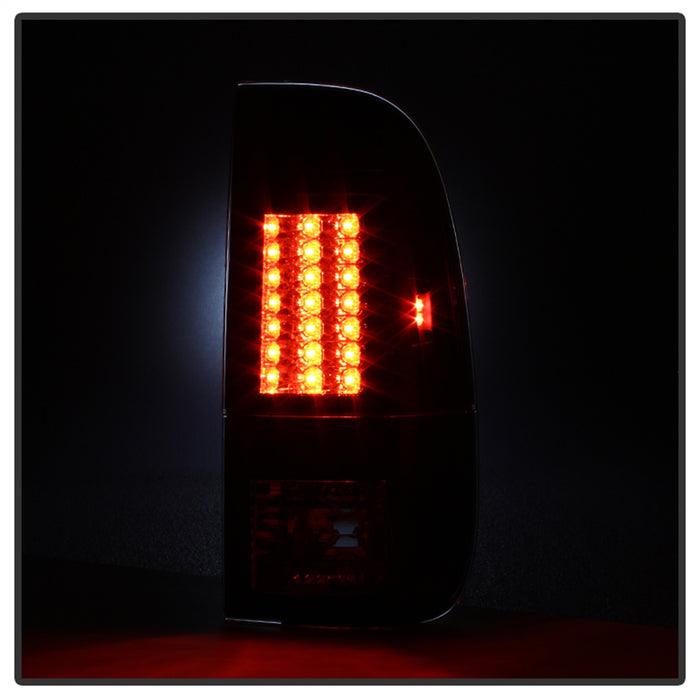 Spyder Auto 5029188 LED Tail Lights; Version 2; Uses Stock Bulbs; Pair; Black; - Truck Part Superstore