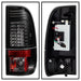 Spyder Auto 5029188 LED Tail Lights; Version 2; Uses Stock Bulbs; Pair; Black; - Truck Part Superstore