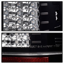 Spyder Auto 5029188 LED Tail Lights; Version 2; Uses Stock Bulbs; Pair; Black; - Truck Part Superstore