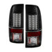 Spyder Auto 5029188 LED Tail Lights; Version 2; Uses Stock Bulbs; Pair; Black; - Truck Part Superstore