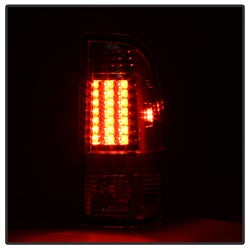Spyder Auto 5029195 LED Tail Lights; Version 2; Uses Stock Bulbs; Pair; Red/Clear; - Truck Part Superstore