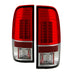 Spyder Auto 5029195 LED Tail Lights; Version 2; Uses Stock Bulbs; Pair; Red/Clear; - Truck Part Superstore