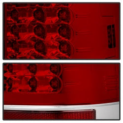 Spyder Auto 5029195 LED Tail Lights; Version 2; Uses Stock Bulbs; Pair; Red/Clear; - Truck Part Superstore