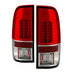 Spyder Auto 5029195 LED Tail Lights; Version 2; Uses Stock Bulbs; Pair; Red/Clear; - Truck Part Superstore